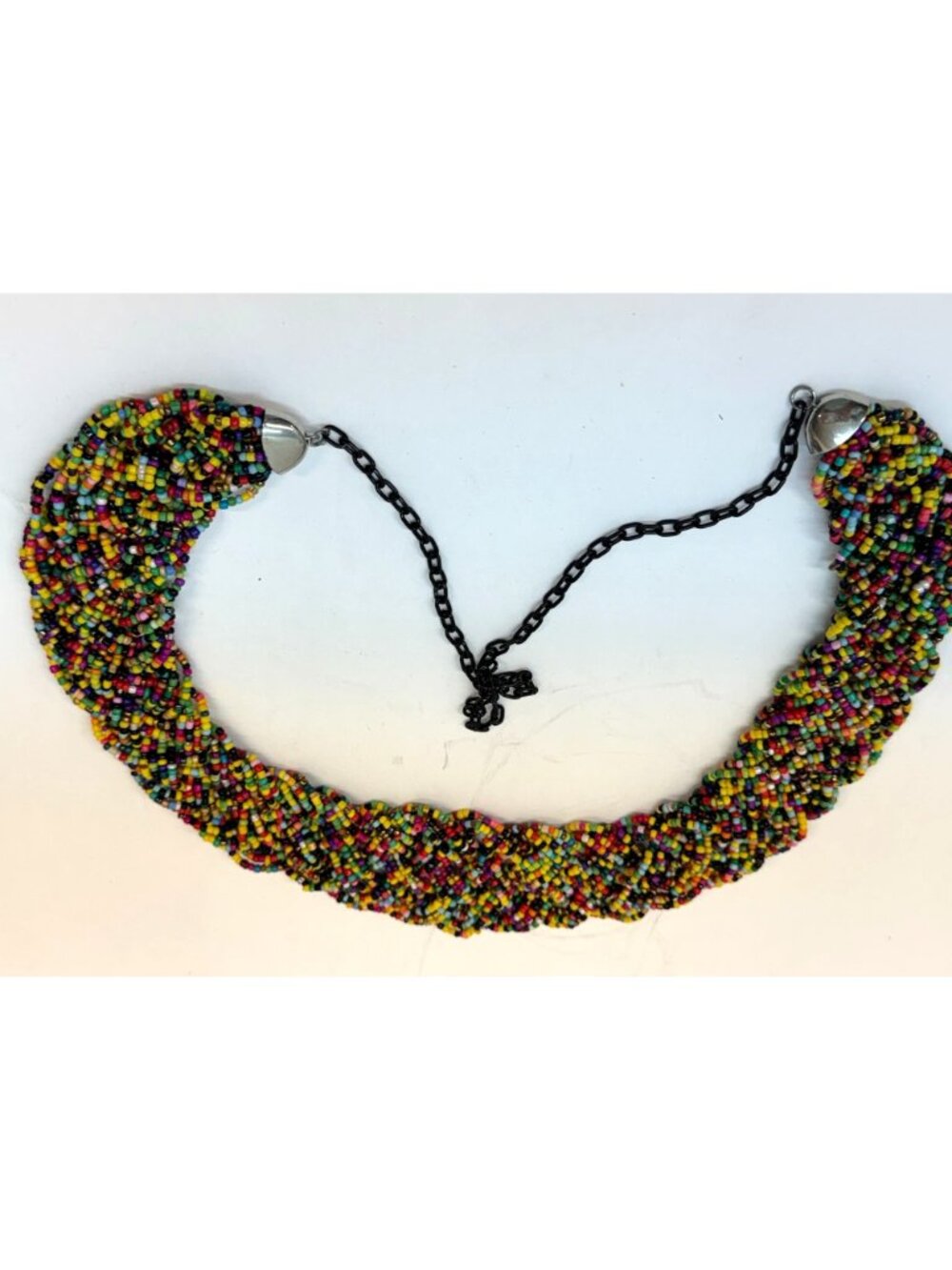 VTG Seed beads necklace -Multicolor - Picture 5 of 6